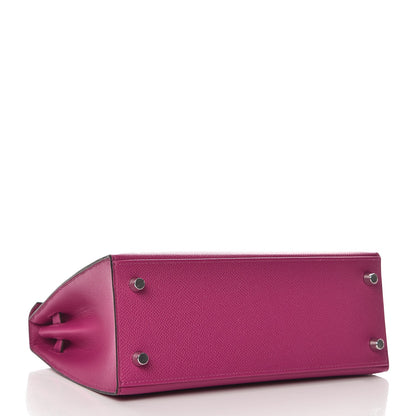 Hermes Epsom Kelly Sellier 25 Rose Pourpre 5 of 36