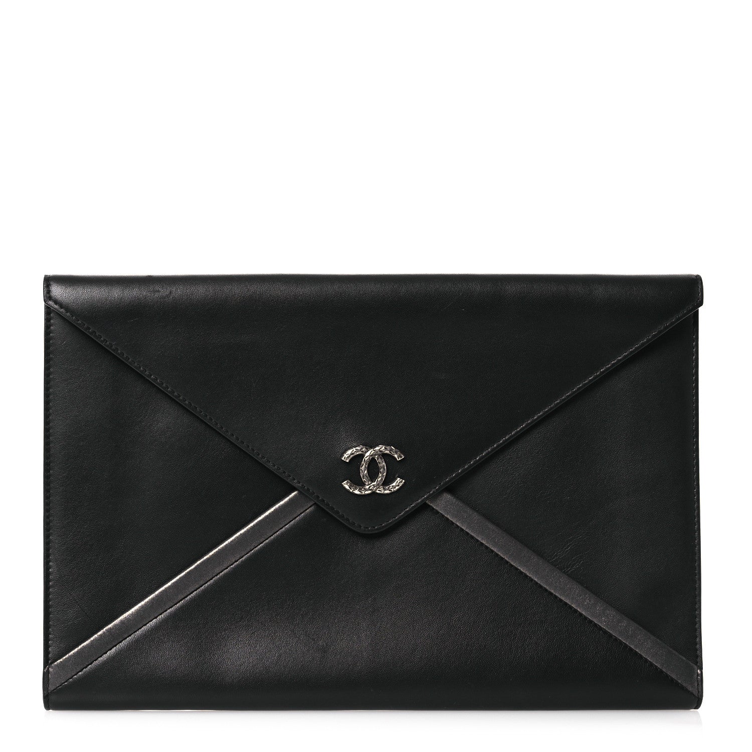 Chanel Lambskin Cocomail Envelope Clutch Black 1 of 11