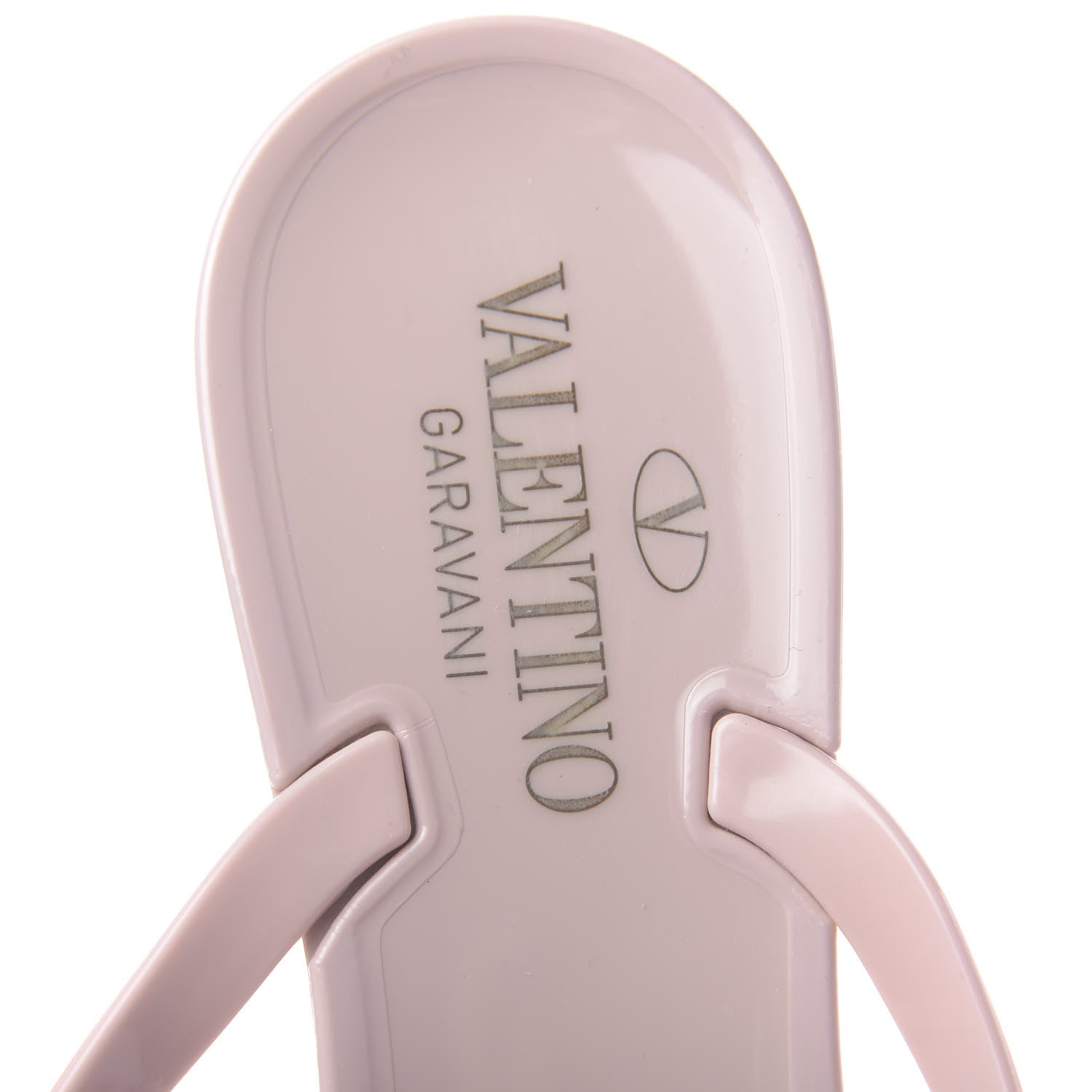 Valentino Garavani PVC Jelly Rockstud Bow Thong Sandals 39 Poudre 7 of 7