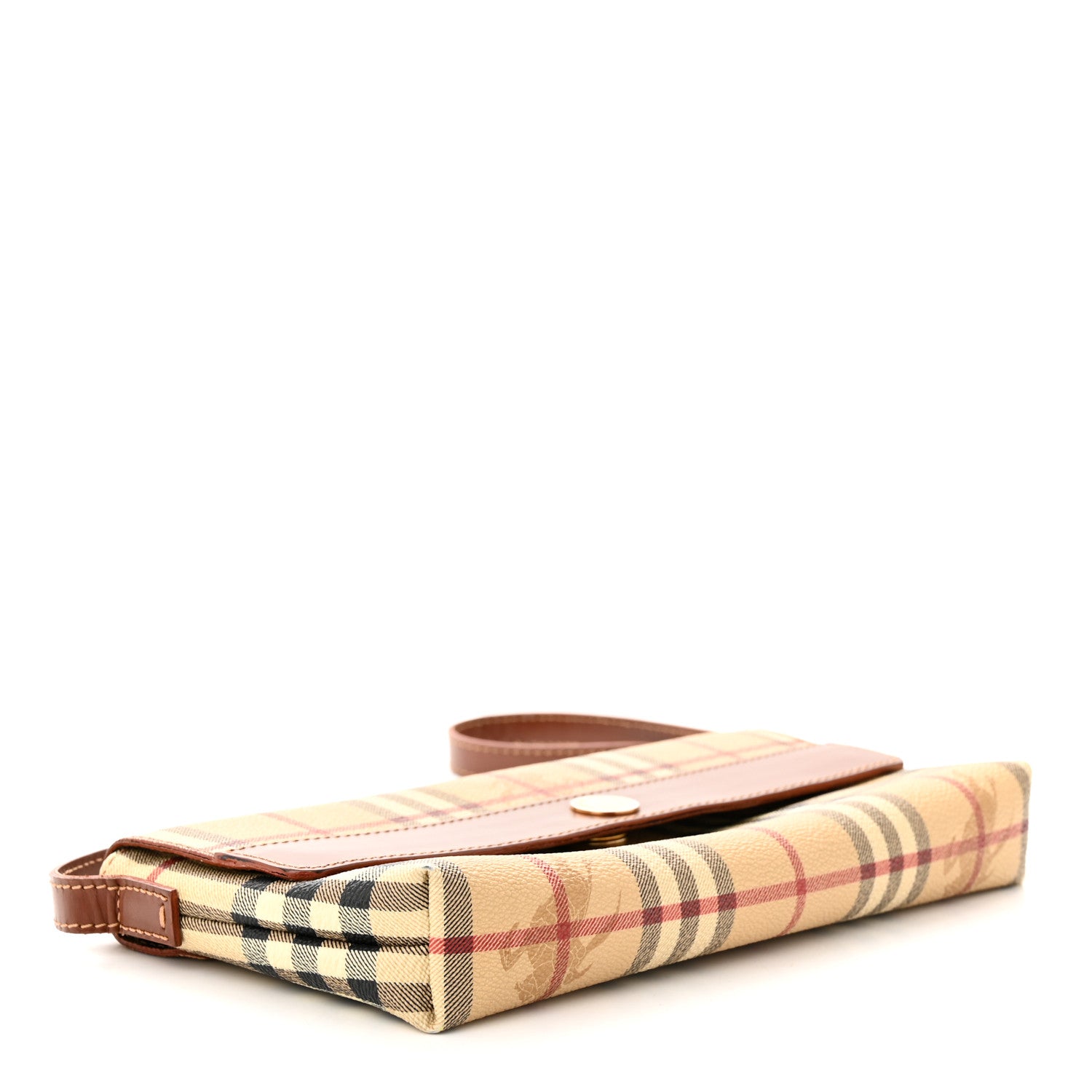 Burberry Haymarket Check Shoulder Bag Red 4 of 16