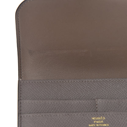 Hermes Epsom Constance Short Wallet Gris Asphalte 8 of 19