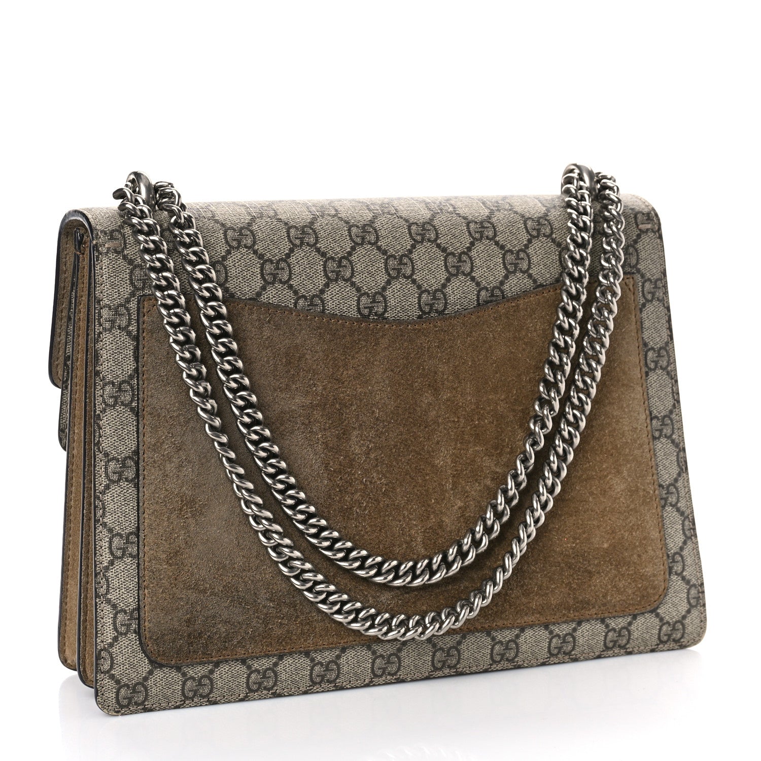 Gucci GG Supreme Monogram Embroidered Carnation Medium Dionysus Shoulder Bag Beige 3 of 11