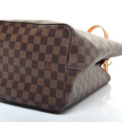 Louis Vuitton Damier Ebene Neonoe MM Safran 7 of 11