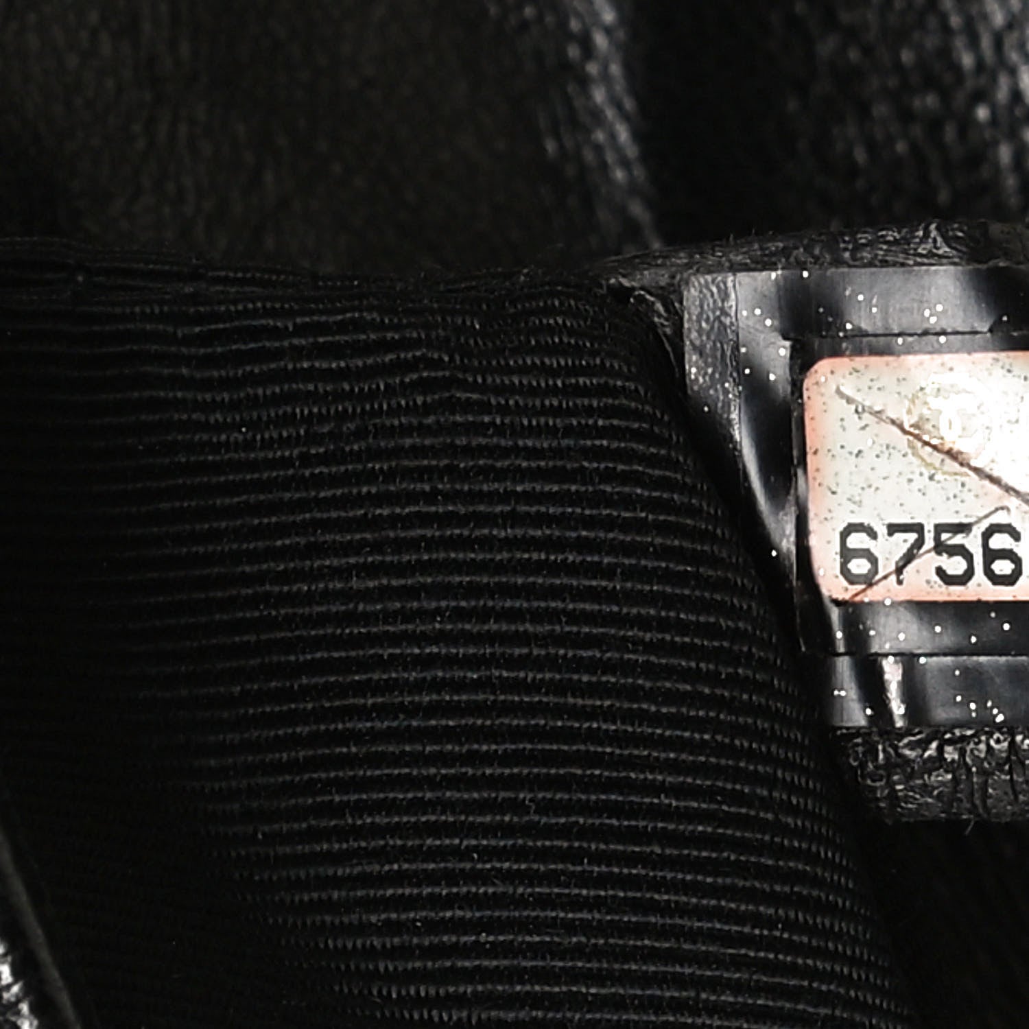 Chanel Caviar Square Stitched Small Flap Black White 7 of 19