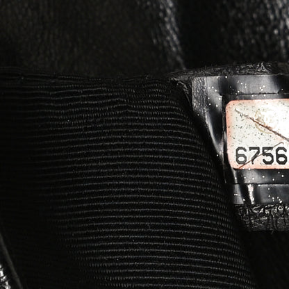 Chanel Caviar Square Stitched Small Flap Black White 7 of 19