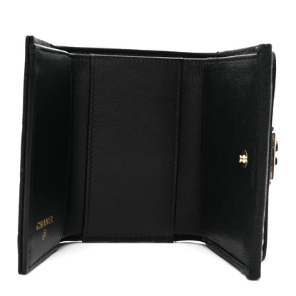 Chanel Caviar Quilted Small Boy Flap Wallet Black 5 of 8