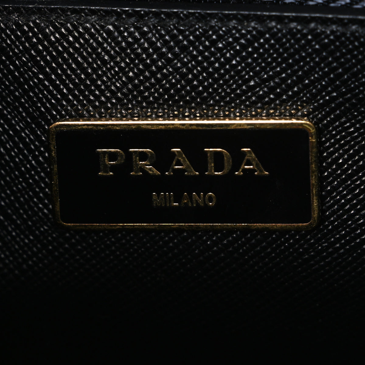 Saffiano Lux Parabole Tote Black