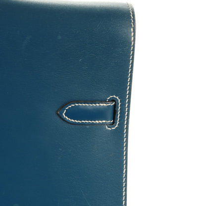Hermes Box Kelly Depeche 38 Bleu Thalassa 13 of 34