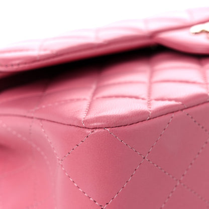 Chanel Lambskin Quilted Small Double Flap Pink 8 of 13