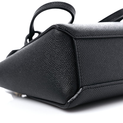 Celine Grained Calfskin Pico Belt Bag Black 7 of 8