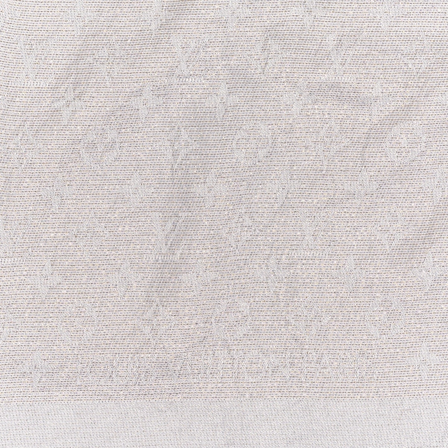 Silk Lurex Wool Monogram Shine Shawl Greige
