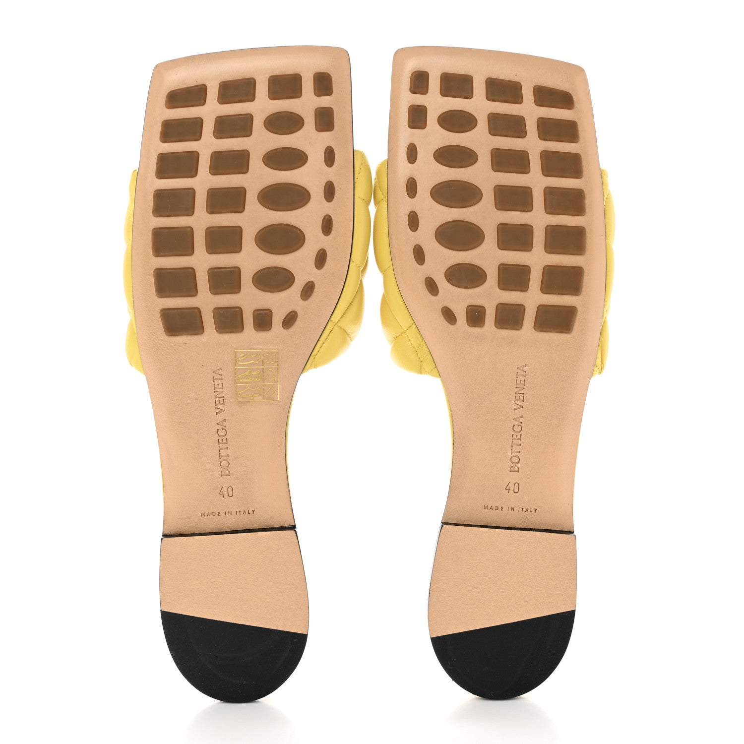 Bottega Veneta Nappa Matelasse Padded Flat Sandals 40 Pear 5 of 9