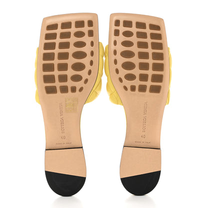 Bottega Veneta Nappa Matelasse Padded Flat Sandals 40 Pear 5 of 9