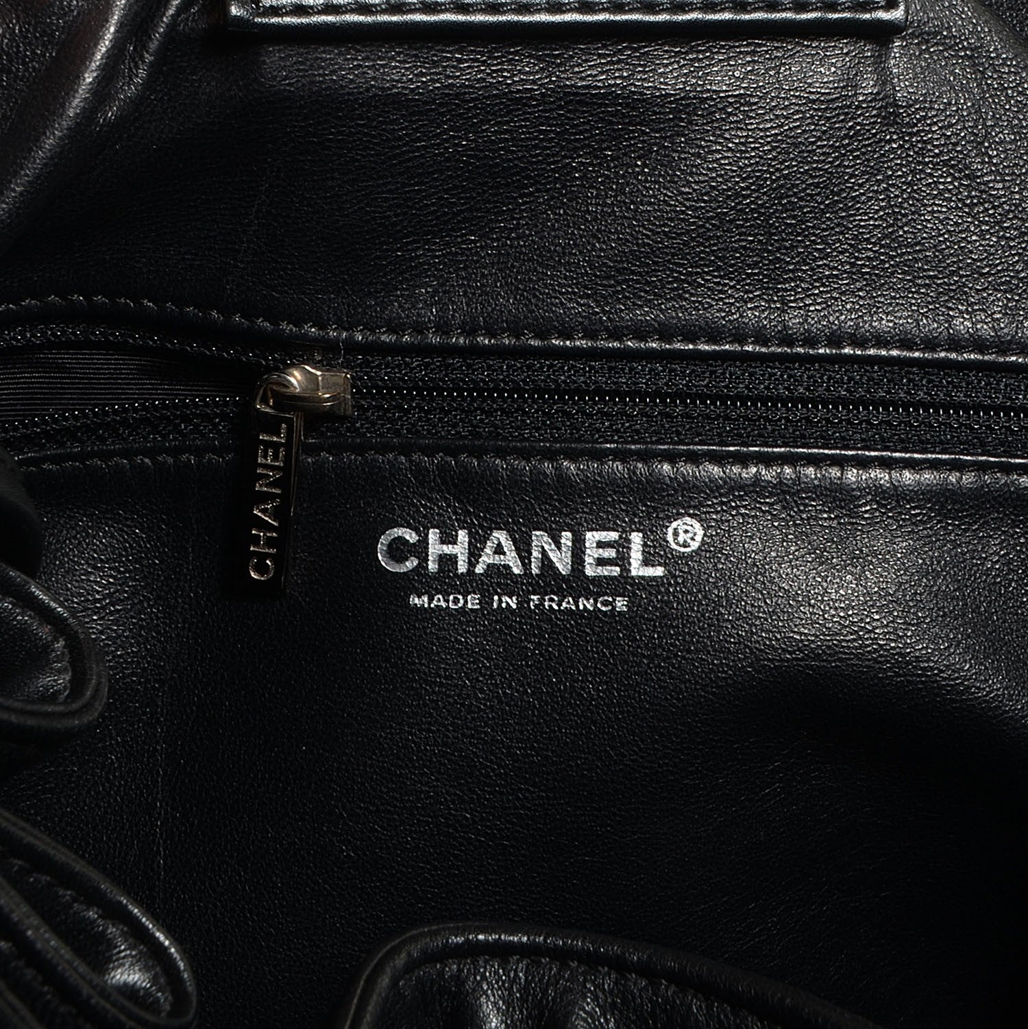 Chanel Calfskin Diagonal Ligne Large Tote Black 7 of 8