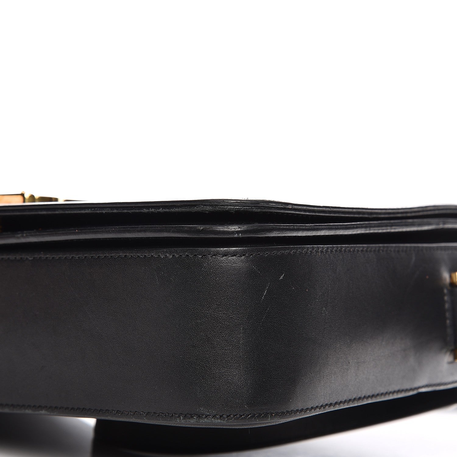 Saint Laurent Smooth Calfskin Medium Classic Monogram Universite Bag Black 11 of 20