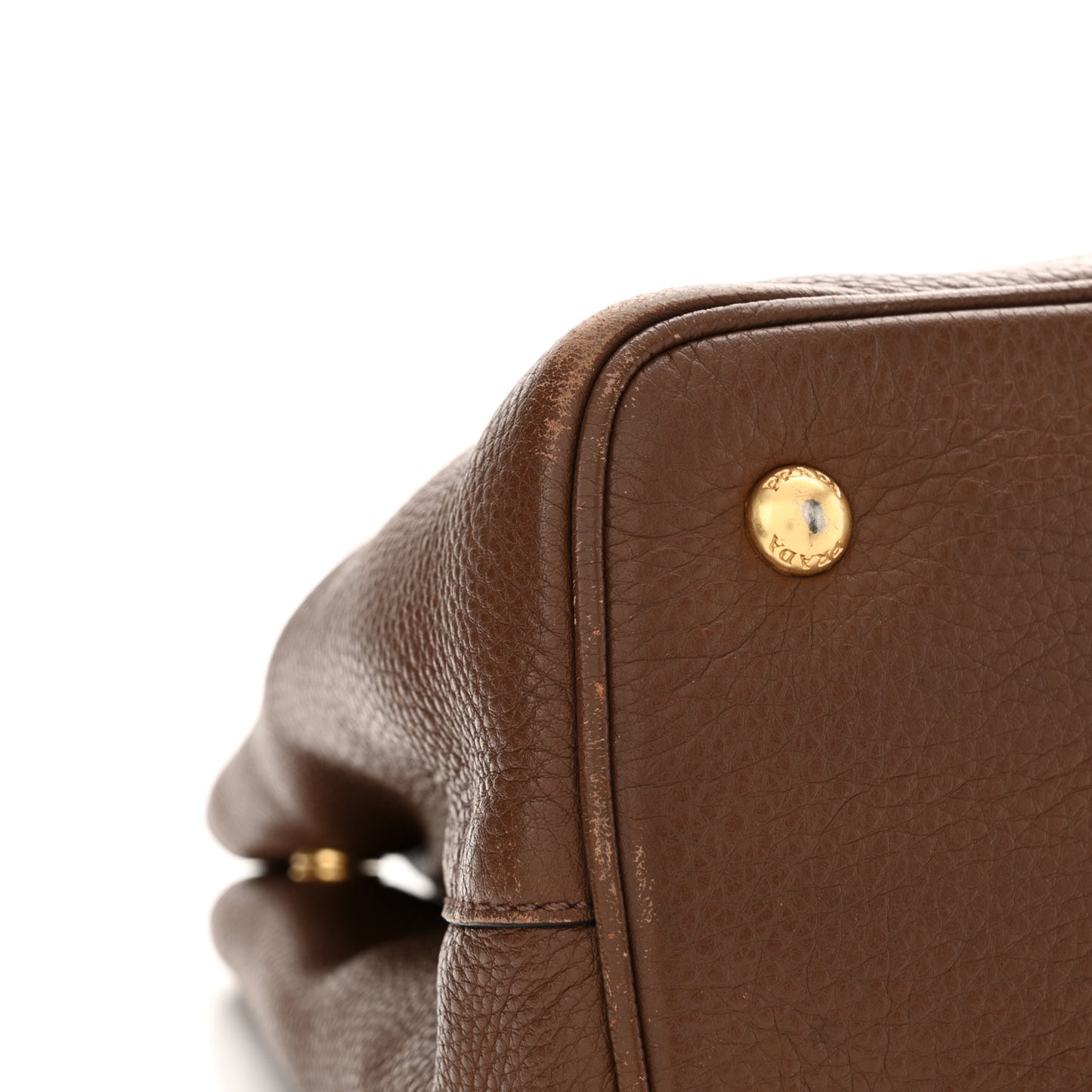 Vitello Daino Shoulder Bag Bruciato