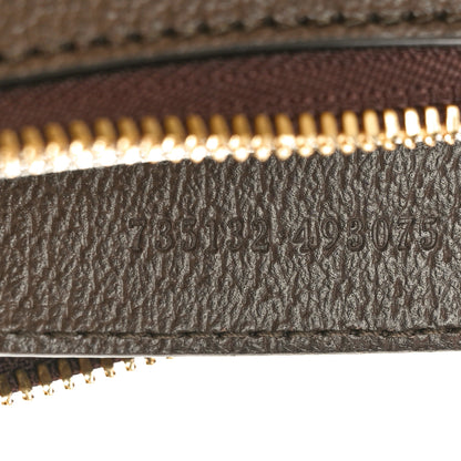 Gucci GG Supreme Monogram Textured Dollar Calfskin Web Small Ophidia GG Handbag Beige Ebony New Acero 7 of 10
