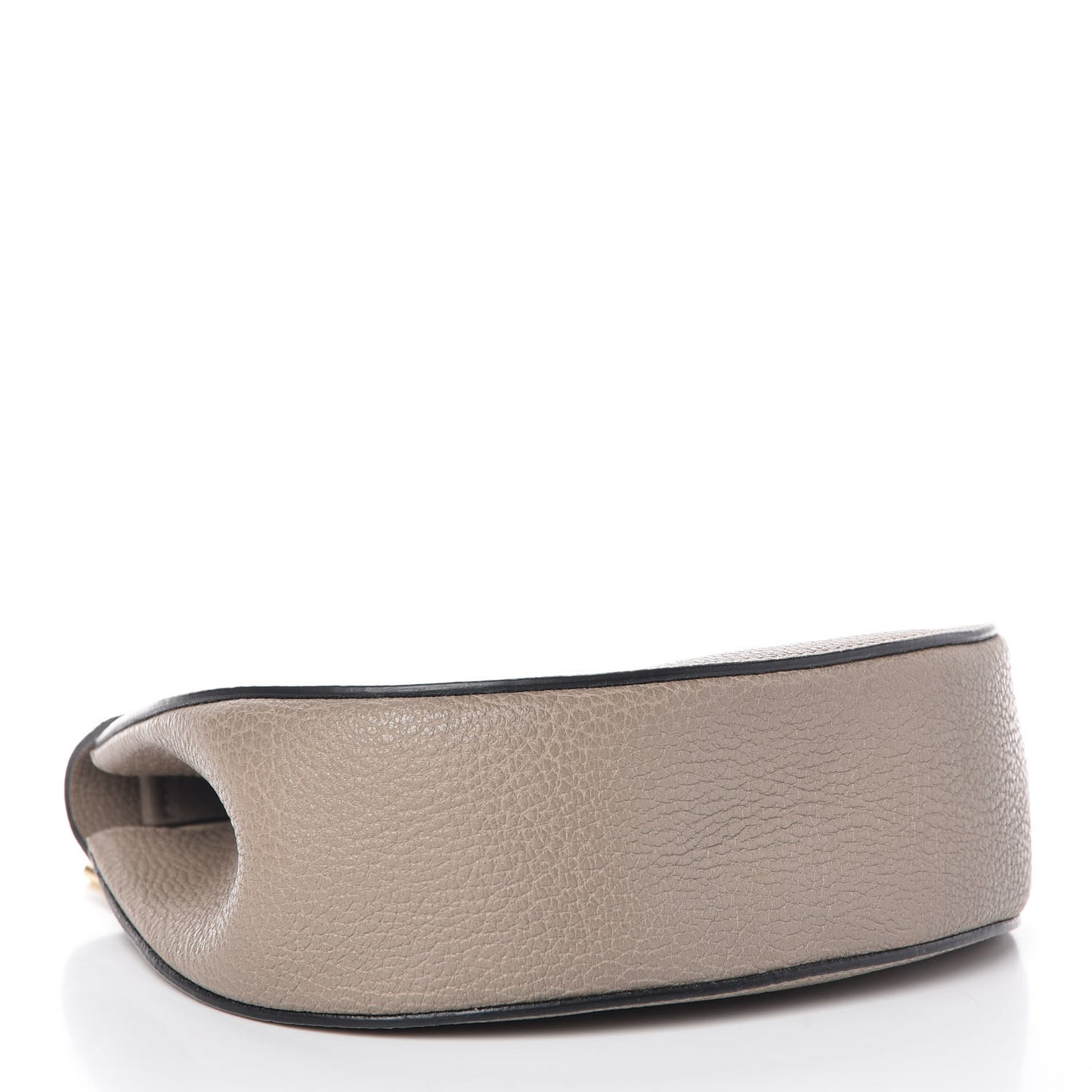 Grained Lambskin Drew Shoulder Bag Motty Grey