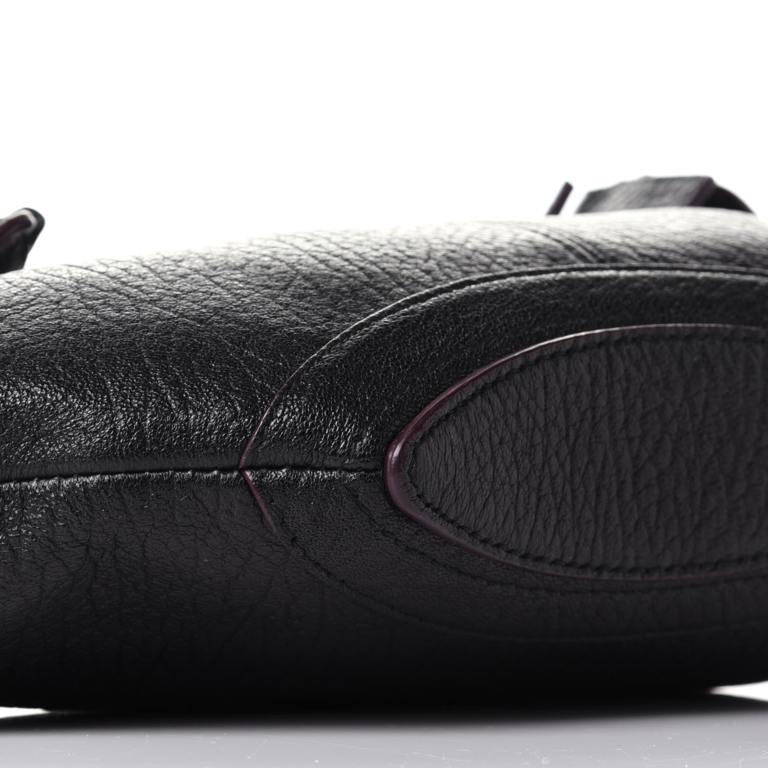 Alexander McQueen Calfskin De Manta Clutch Black 8 of 9