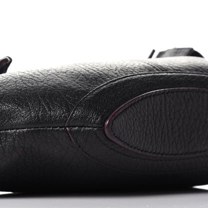 Alexander McQueen Calfskin De Manta Clutch Black 8 of 9
