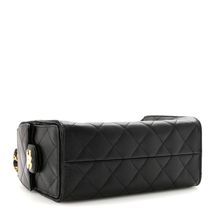 Chanel Caviar Quilted Mini Chanel 25 Handbag Black 4 of 11