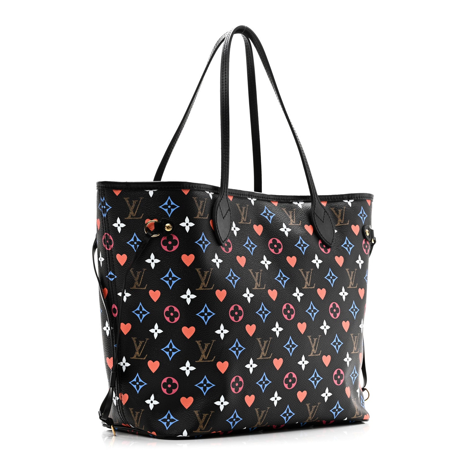Louis Vuitton Game On Neverfull MM Black 3 of 9