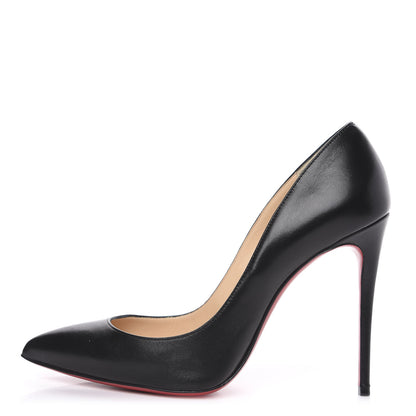 Christian Louboutin Shiny Nappa Pigalle Follies 100 Pumps 37.5 Black 1 of 11