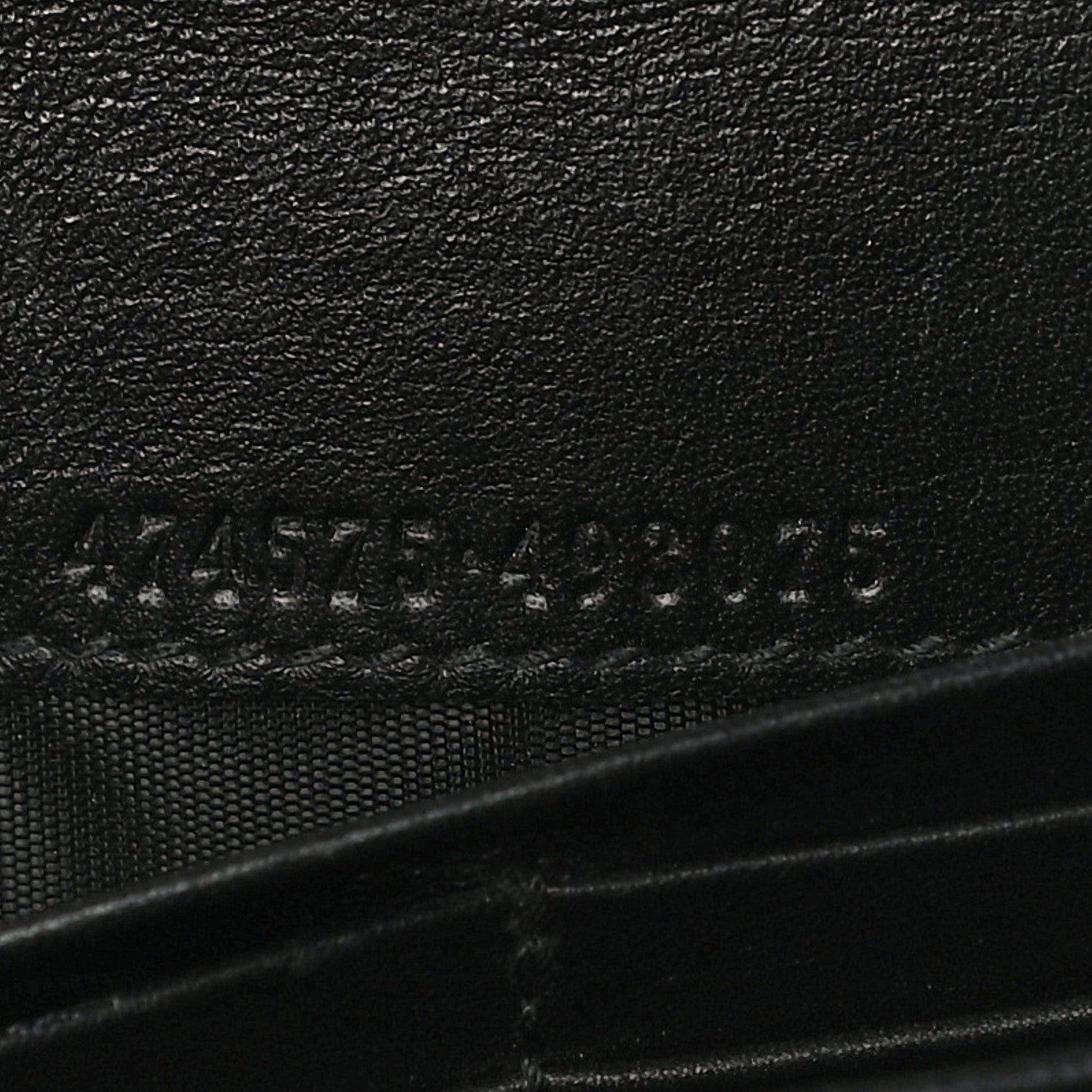 Gucci Calfskin Matelasse GG Marmont Chain Wallet Black 7 of 15