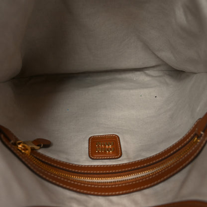 Miu Miu Nappa Ivy Bag Caramel 5 of 9