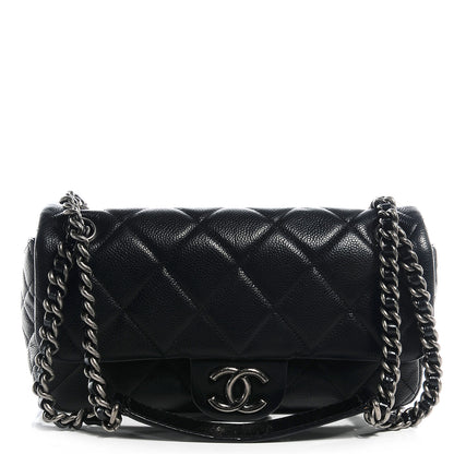 Chanel Caviar Quilted Coco Casual Flap Black 1 of 7