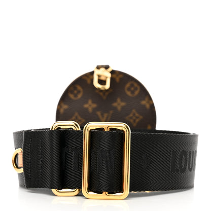 Louis Vuitton Monogram Multi Pochette Accessories Bandouliere Shoulder Strap Black 2 of 6