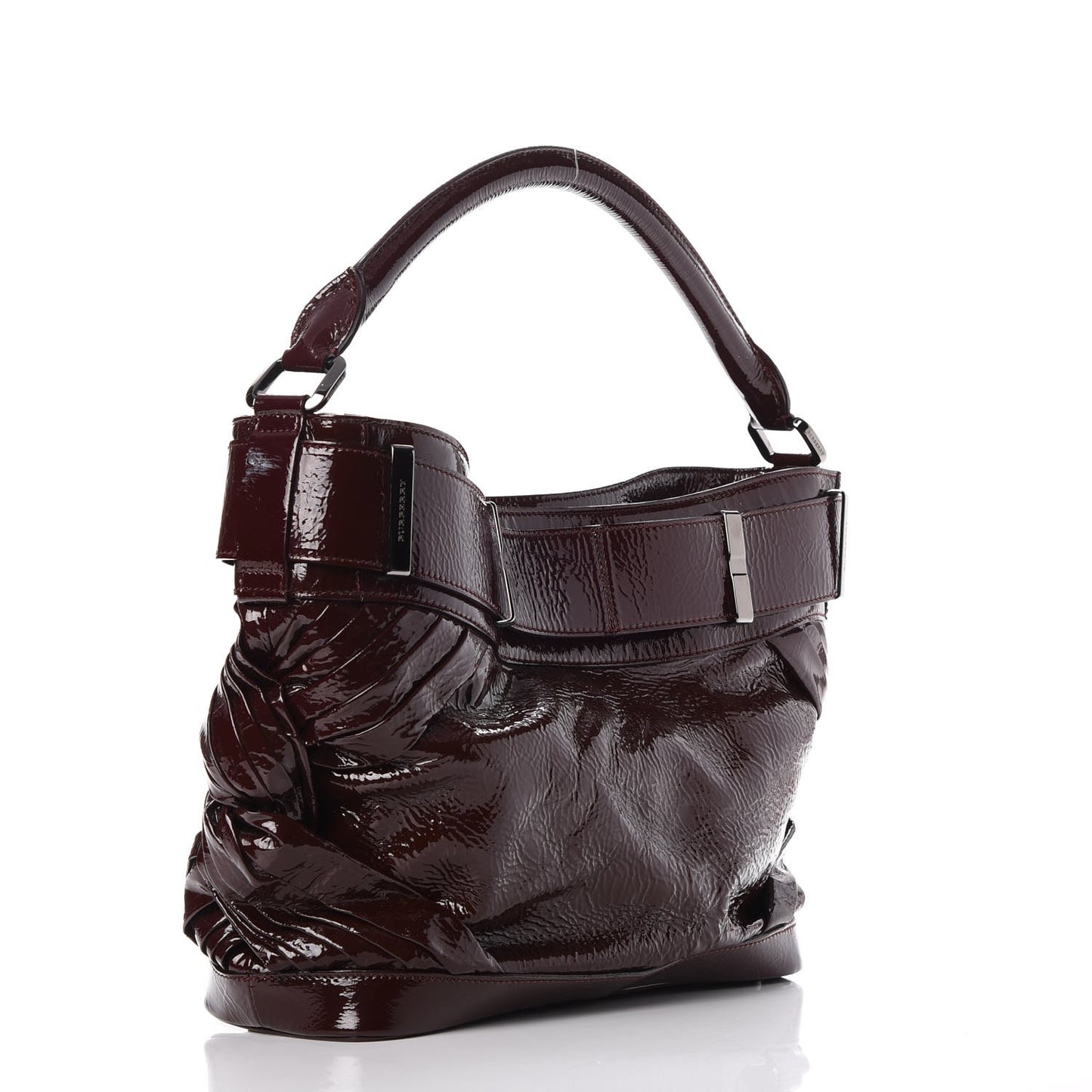 Patent Small Healy Knot Hobo Plum