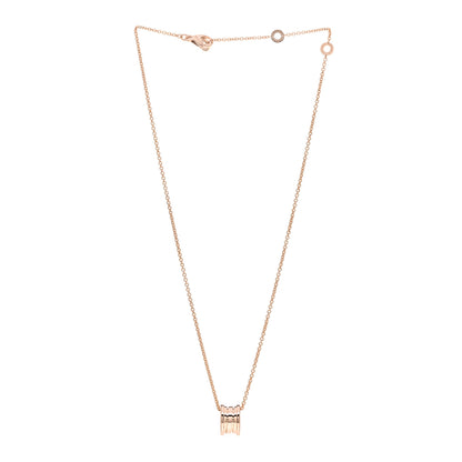 Bulgari 18K Rose Gold B.Zero1 Pendant Necklace 3 of 5