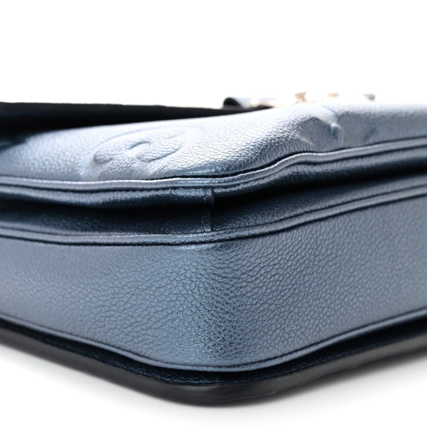 Metallic Empreinte Monogram Giant Pochette Metis Navy Nacre