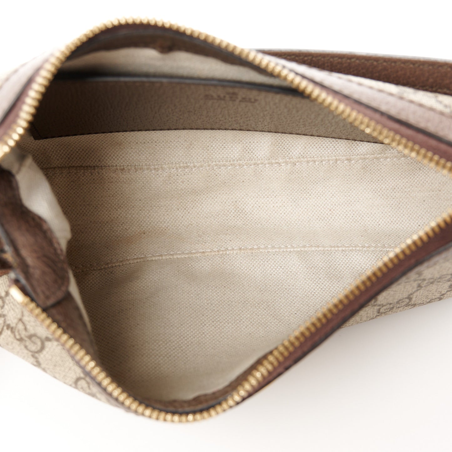 GG Supreme Monogram Textured Dollar Calfskin Small Ophidia Hobo Beige Ebony New Acero