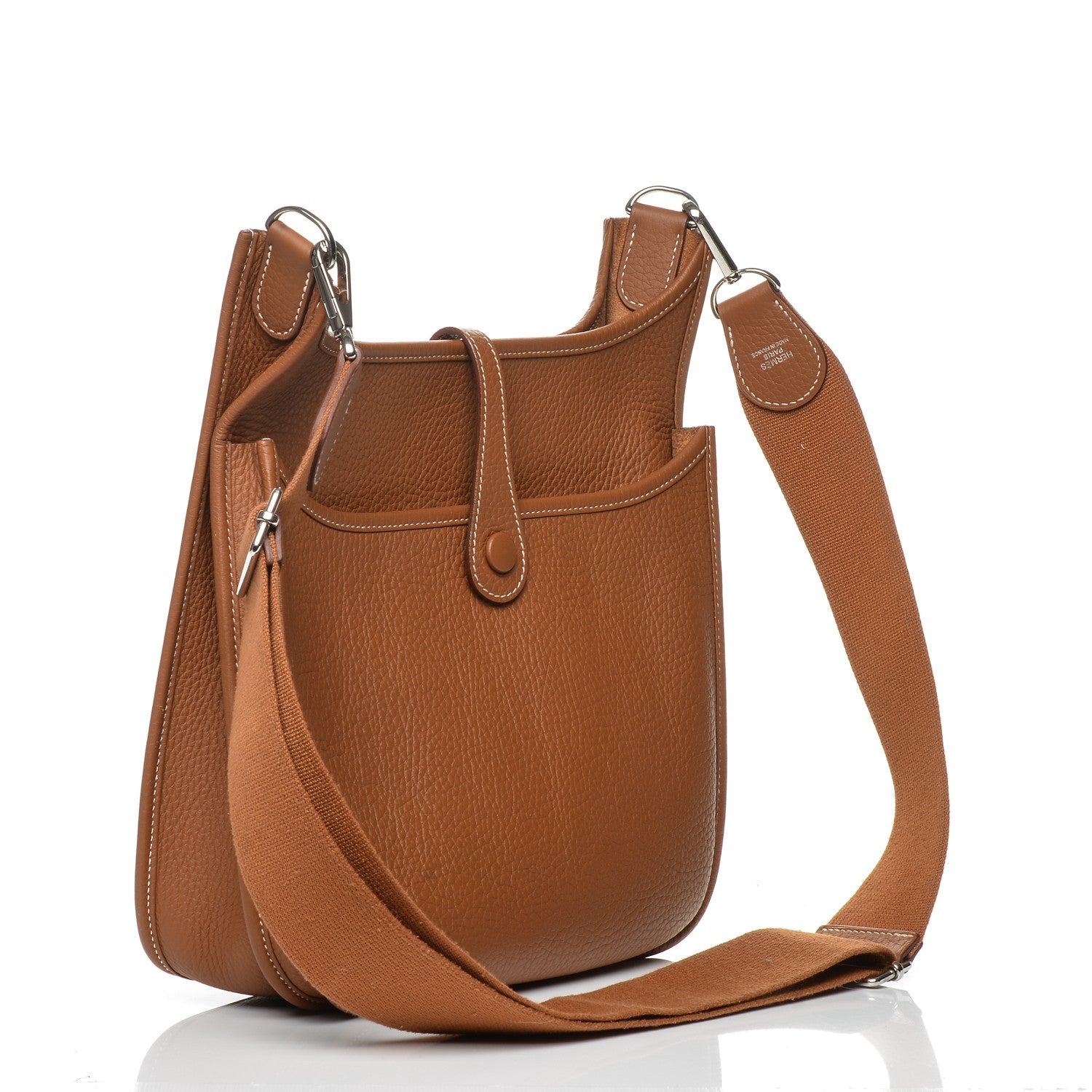 Hermes Taurillon Clemence Evelyne III PM Gold 3 of 12