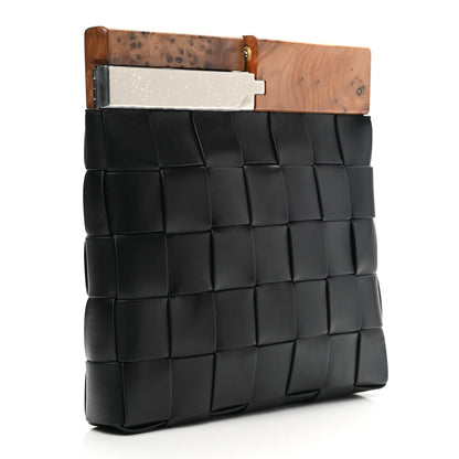 Bottega Veneta Nappa Intrecciato The Snap Clutch Black 3 of 9