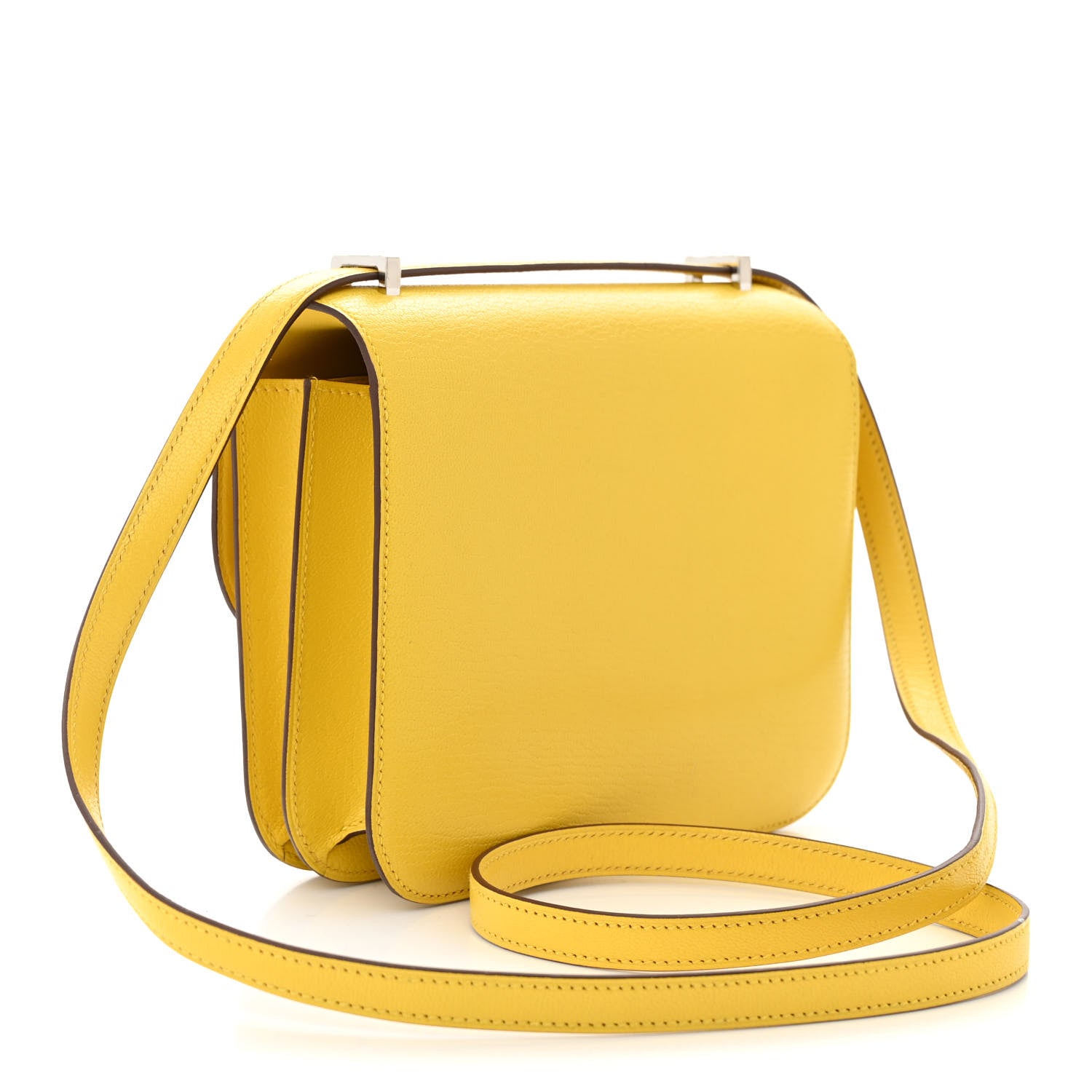 Hermes Chevre Mysore Constance 18 Jaune De Naples 4 of 14