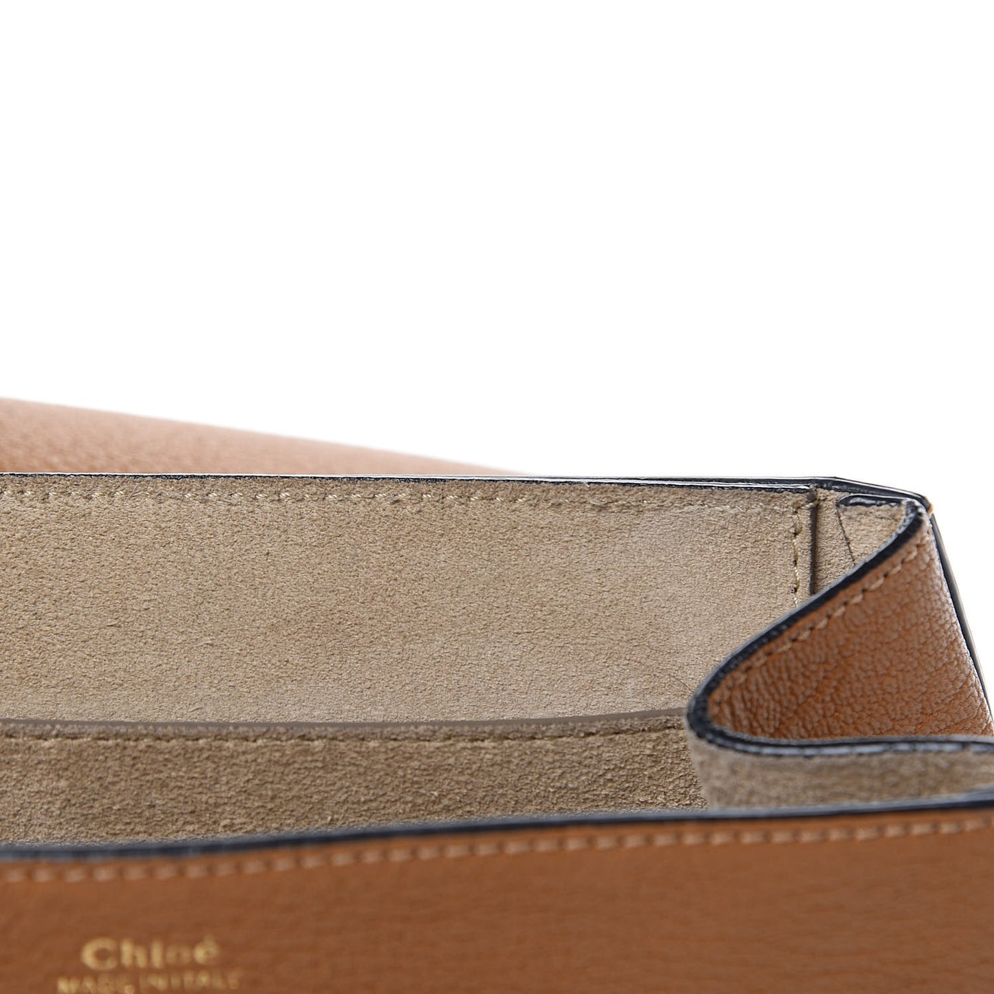 Grained Lambskin Drew Shoulder Bag Caramel