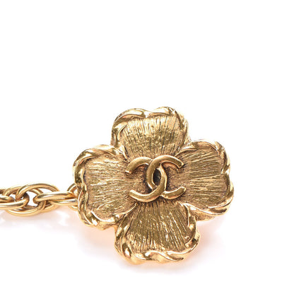 Chanel Metal Chain CC Clover Belt Gold 4 of 7