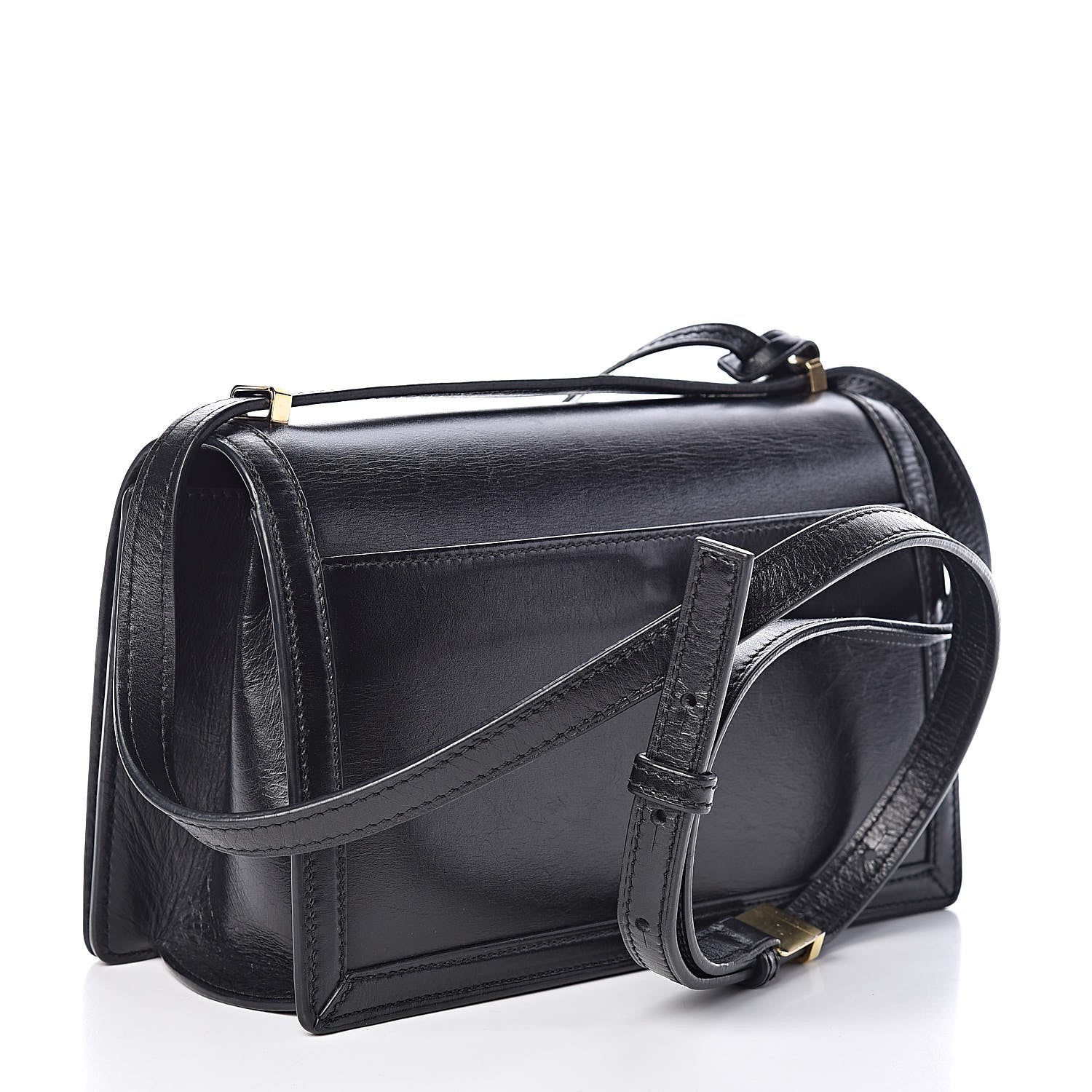 Loewe Calfskin Medium Barcelona Shoulder Bag Black 3 of 14