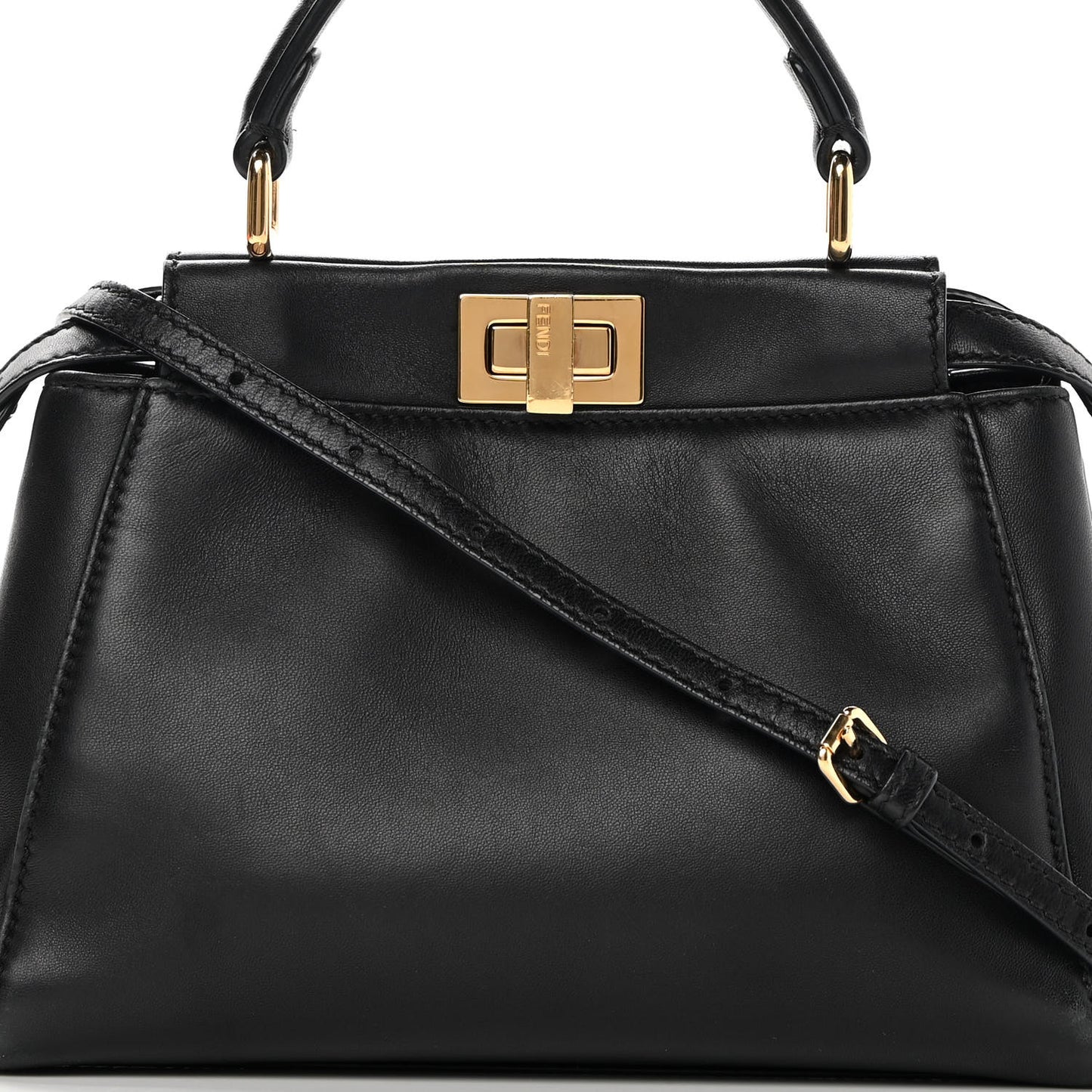 Nappa Mini Peekaboo Iconic Satchel Black