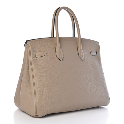 Hermes Togo Birkin 35 Gris Tourterelle 3 of 14