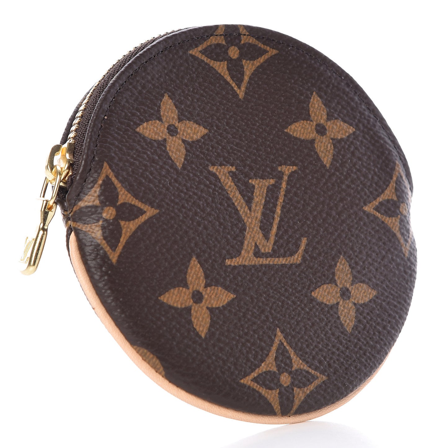 Monogram Round Coin Purse