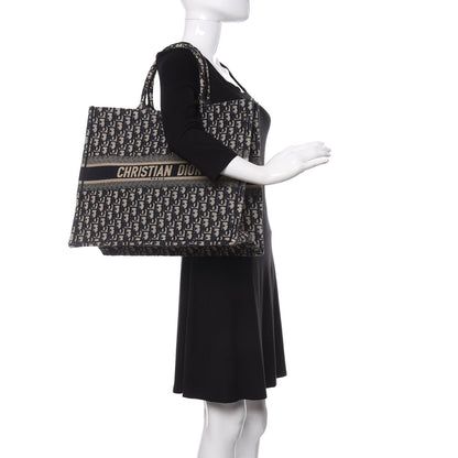 Christian Dior Oblique Book Tote Blue Multicolor 2 of 9