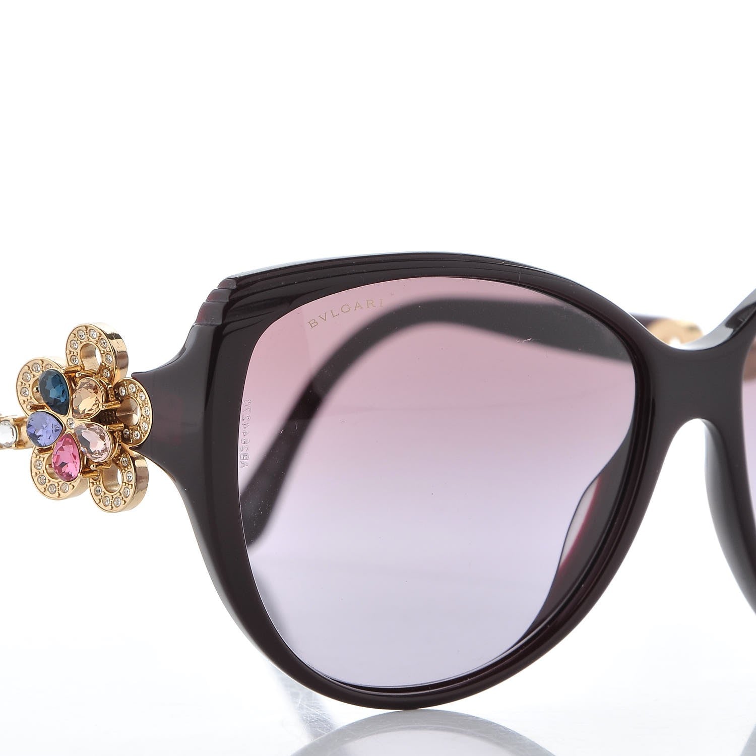 Bulgari Crystal 8097-B Sunglasses Purple 8 of 8