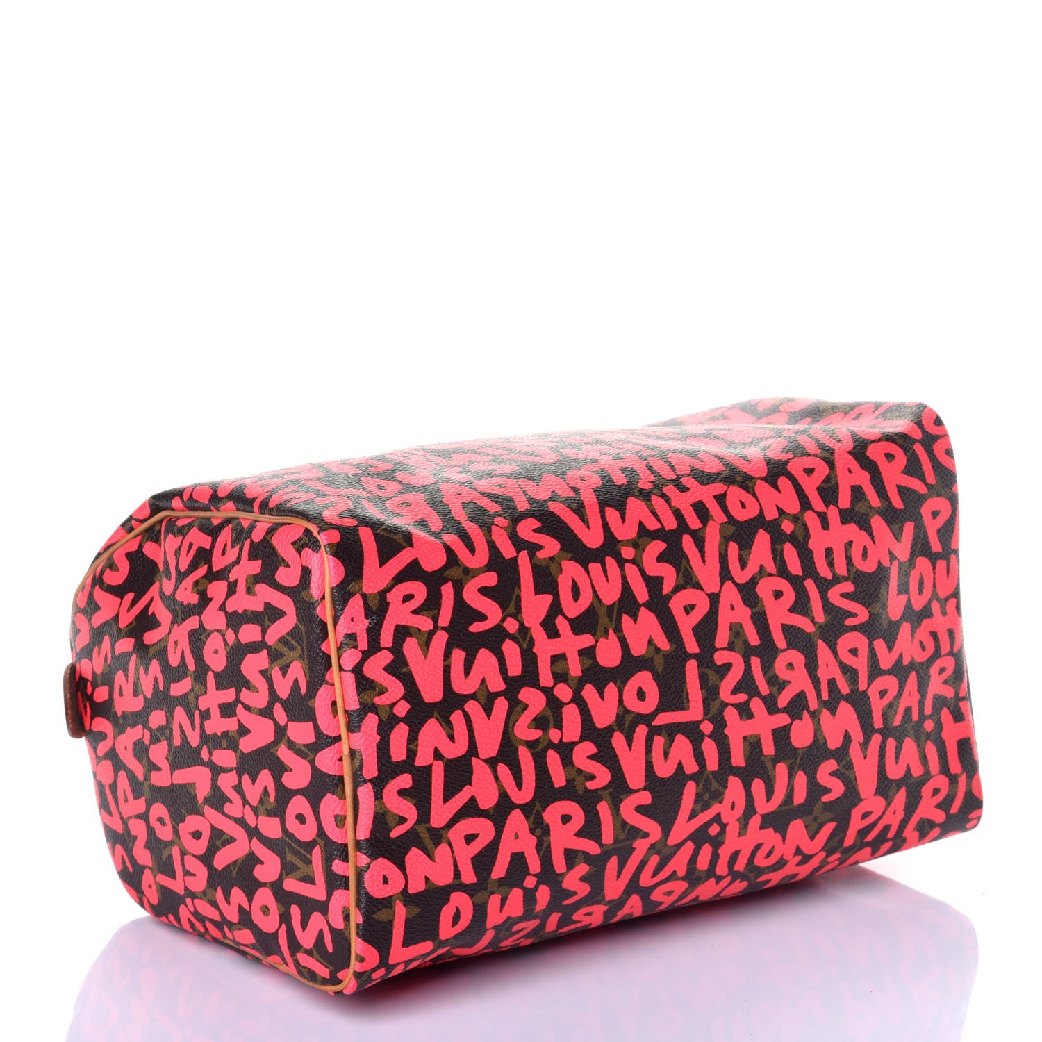 Louis Vuitton Monogram Graffiti Speedy 30 Fuchsia 4 of 9
