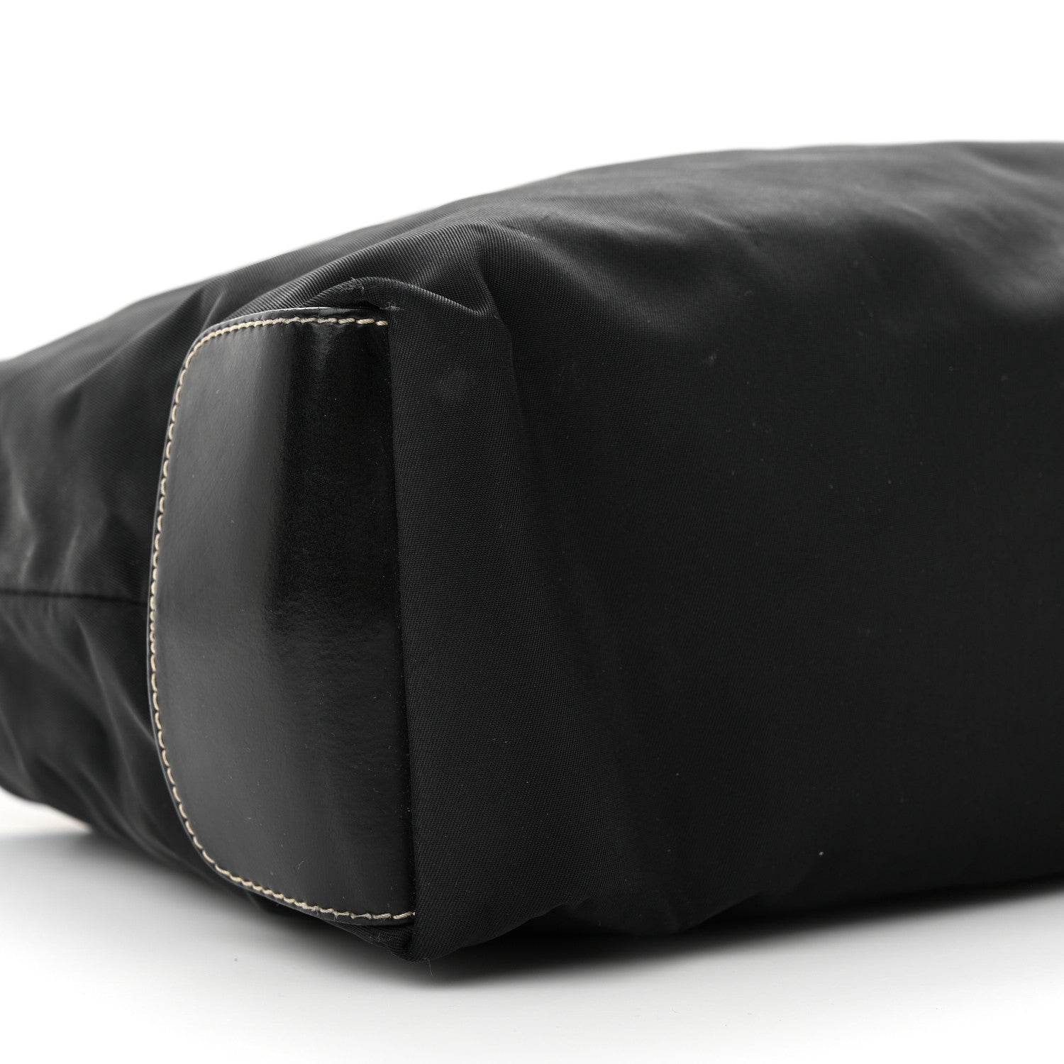 Prada Nylon Zip Tote Bag Black 8 of 15