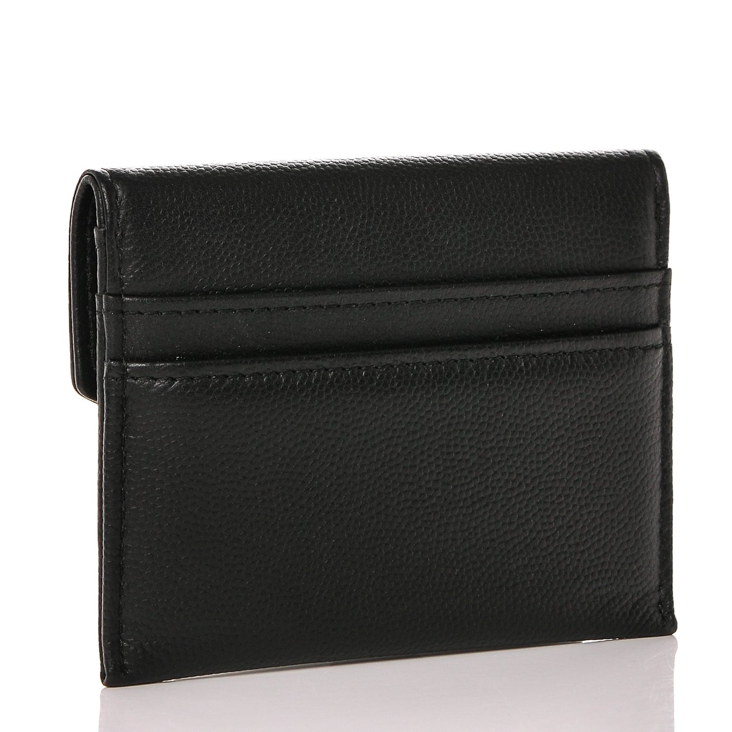 Caviar Envelope Card Holder Wallet Black