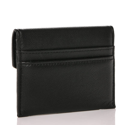 Chanel Caviar Envelope Card Holder Wallet Black 3 of 8